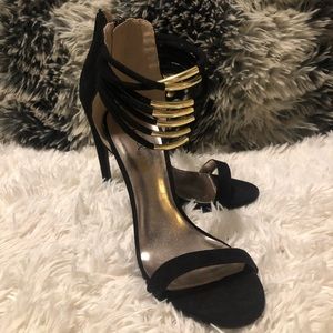 Brand New Size 7 Black Qupid Heels